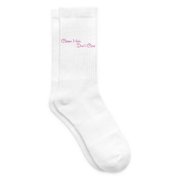 Cancer du poumon Cancer survivant du cancer Cancer Est une odeur - Chaussettes de tennis - blanc - Droite