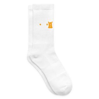 Funny Halloween Dog Ghost - Halloween Dog - Tennissocken - Weiß - Rechts