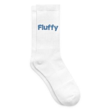Fluffy - Tennissocken - Weiß - Rechts