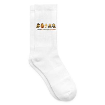 Bienen-Halloween-Parade - Tennissocken - Weiß - Rechts