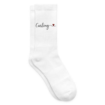 Curling - Tennissocken - Weiß - Rechts