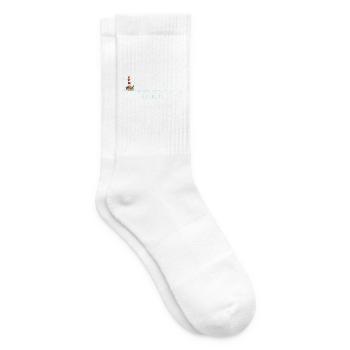 Auf Kurs Leuchtturm Maritim Meer Nordsee - Tennissocken - Weiß - Rechts