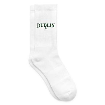 Diblin - Ireland - Irland - irisch - Ire - Tennissocken - Weiß - Rechts