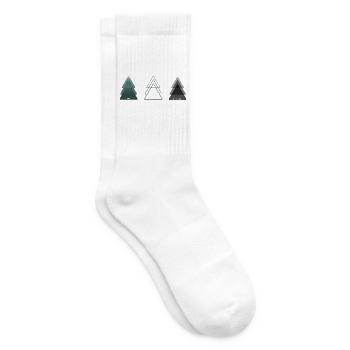Love Black Forest - Drei Tannen - Tennissocken - Weiß - Rechts