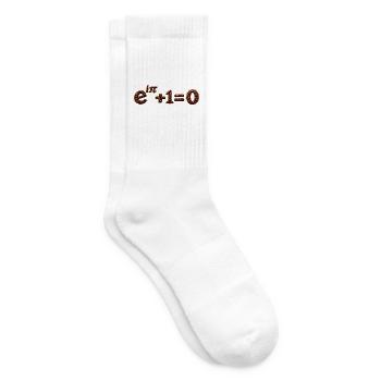 Die Identität von Euler Café Mathematik Wissenschaftlicher Humor - Tennissocken - Weiß - Rechts