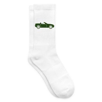 Auto Cabrio Silhouette - Tennissocken - Weiß - Rechts