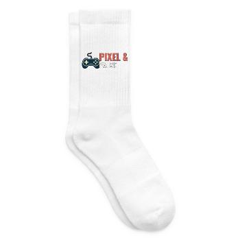 Pixel & Pause. - Tennissocken - Weiß - Rechts