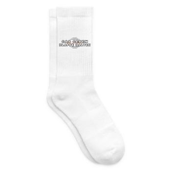 Gas Geben Klappe Halten Retro Typo - Tennissocken - Weiß - Rechts