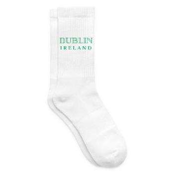 Dublin Ireland Neon Sign Shirt - Tennissocken - Weiß - Rechts