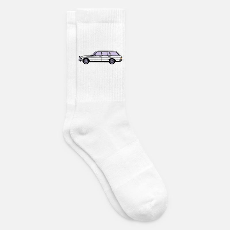 MB W123 T Model Kombi ...(25) - Tennissocken - Weiß