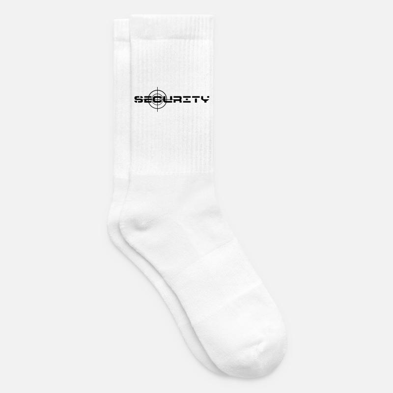Sécurité, sécurité, protection de la propriété - Chaussettes de tennis - blanc