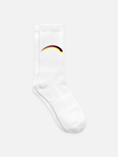 Deutschland Fahne - Tennissocken - Weiß