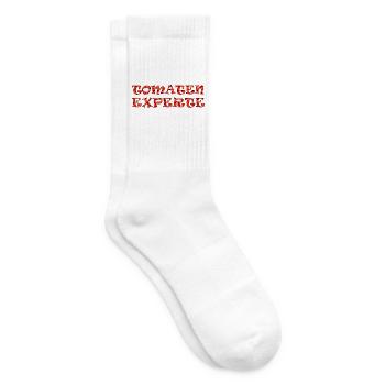 Tomatenexperte Tomatenzucht Gartenarbeit - Tennissocken - Weiß - Rechts