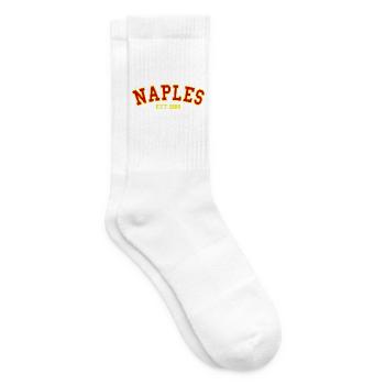 Naples Est. 1986 - Tennis socks - white - Right