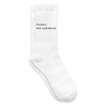 Human. Not optimized. - Tennis socks - white - Right