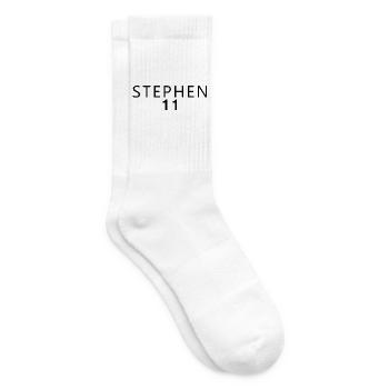 Fan de la jungle costume de carnaval 2026 STEPHEN Editio - Chaussettes de tennis - blanc - Droite