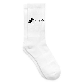 Hund - Tennissocken - Weiß - Rechts
