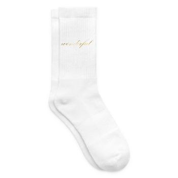 Wunderbar - Tennissocken - Weiß - Rechts