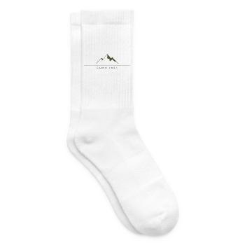 Silent Peak Olive - Tennis socks - white - Right