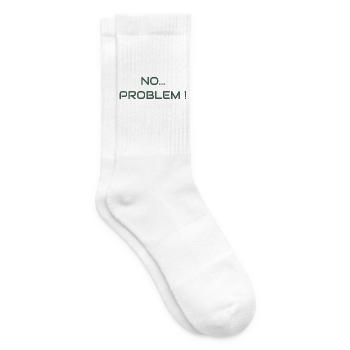 Kein Problem! Die Einstellungsstimmung - Tennissocken - Weiß - Rechts