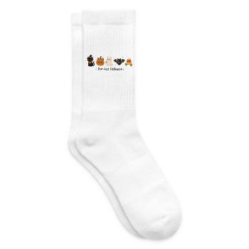 Purrfect Halloween Katzen - Tennissocken - Weiß - Rechts