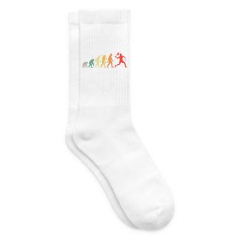 Tennisspieler Evolution für den Tennisplatz - Tennissocken - Weiß - Rechts
