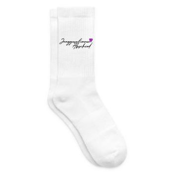 Junggesellinnen Abschied Herz - Tennissocken - Weiß - Rechts
