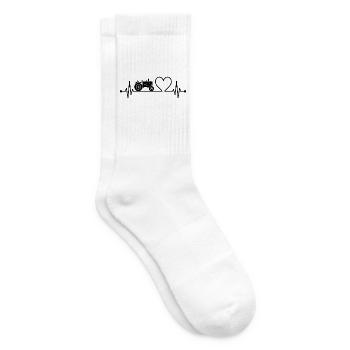 Traktor / Traktor / Traktor - Tennissocken - Weiß - Rechts