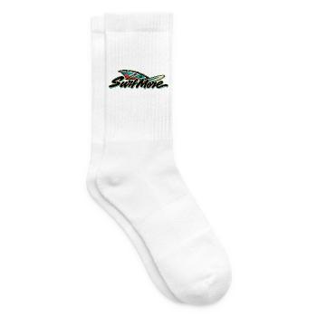 Surf More – Wind Classic - Tennissocken - Weiß - Rechts