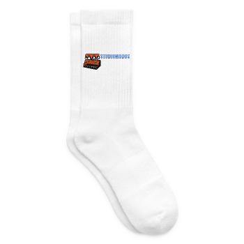 Studiomodus. – Bedroom Producer / Synth – Motiv. - Tennissocken - Weiß - Rechts