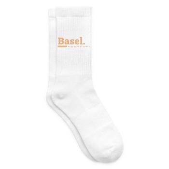 Basel Koordinaten - Tennissocken - Weiß - Rechts