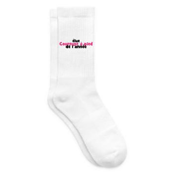 Running / Jogging / Run / Trail / Sport - Tennis socks - white - Right