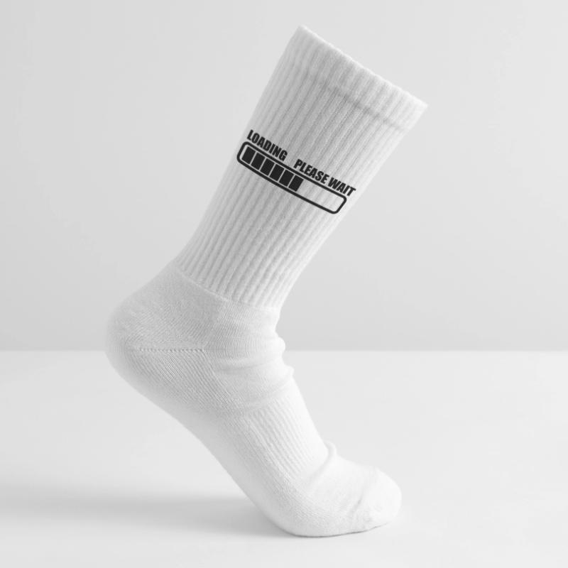 Loading wait a while Tennis socks