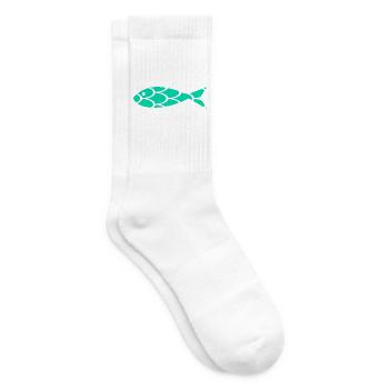 SARDINE. FISH. APRIL FOOL. EASTER. SEA - Tennis socks - white - Right