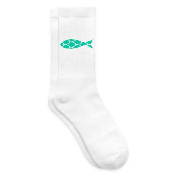 SARDINE. FISH. APRIL FOOL. EASTER. SEA - Tennis socks - white - Right