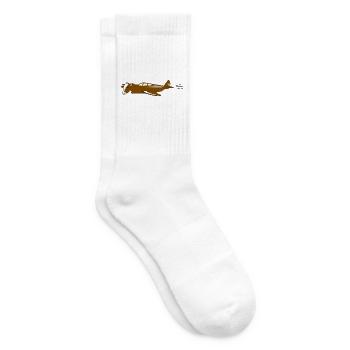 cow Air | fliegende Kuh - Tennissocken - Weiß - Rechts