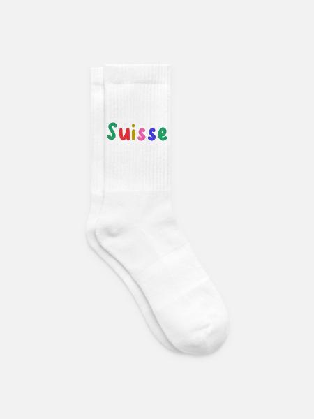 SUISSE. PAYS - Chaussettes de tennis - blanc