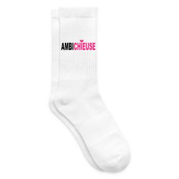  Ambichieuse  - Chaussettes de tennis - blanc - Droite