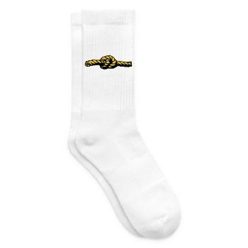 Knoten - Tennissocken - Weiß - Rechts