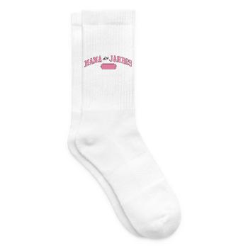 Mom of the Year – Pink Award - Tennis socks - white - Right