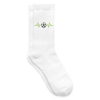 Heartbeat of the game – football - Tennis socks - white - Right