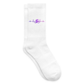 Compact road bike design for road bike - Tennis socks - white - Right
