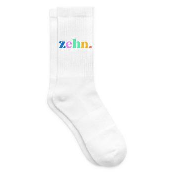 Cadeau du 10e anniversaire - Chaussettes de tennis - blanc - Droite