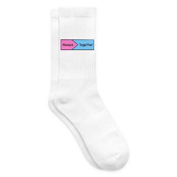 Immer zusammen - Tennissocken - Weiß - Rechts