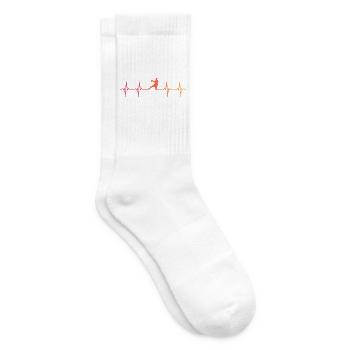 Handball Sunset Heartbeat Handballer - Tennissocken - Weiß - Rechts
