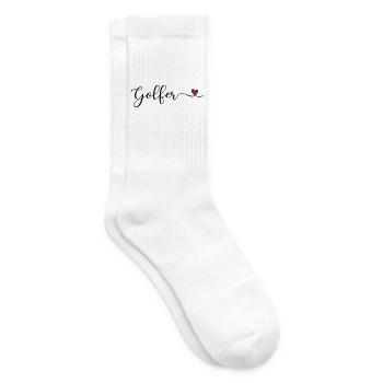 Golfer - Tennissocken - Weiß - Rechts