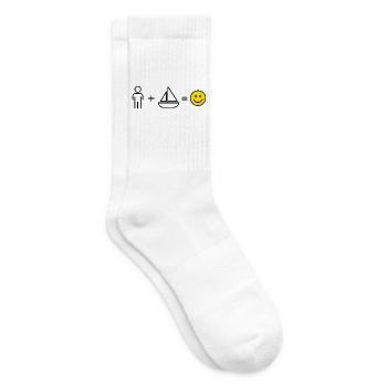 Segeln macht glücklich – Sailor Equation - Tennissocken - Weiß - Rechts