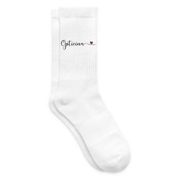 Optiker mit Herz - Tennissocken - Weiß - Rechts
