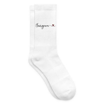 Chirurg Herz - Tennissocken - Weiß - Rechts