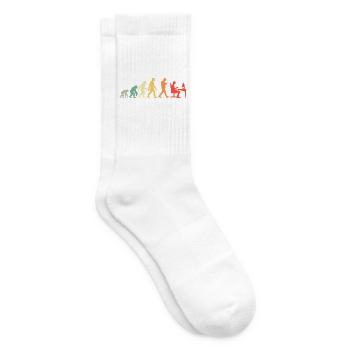 Gamer Evolution Für Online Gaming Nerd Oder Geek - Tennissocken - Weiß - Rechts